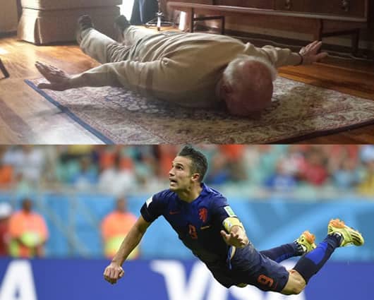 Wim aseguró que estaba muy orgulloso de su nieto. Foto: Ferenc Triki/AFP