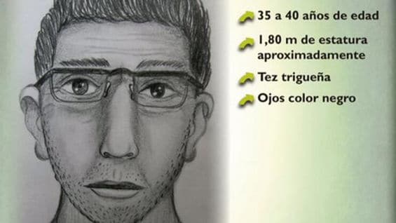 El presunto agresor. Foto: Policía.