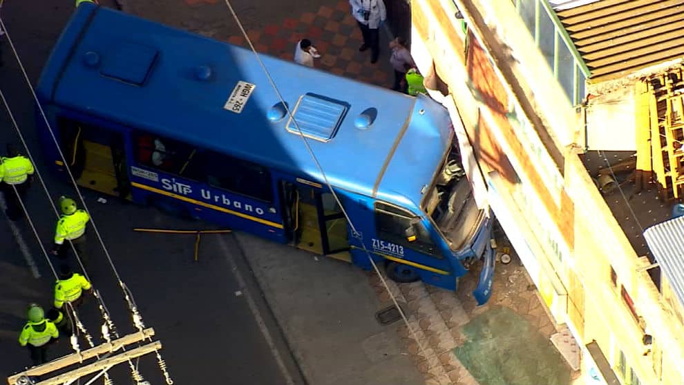 Accidente del SITP deja un muerto. Foto:NoticiasRCN