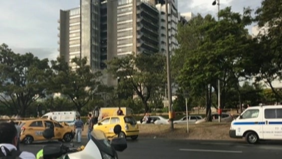 El hecho se presentó en la avenida San Juan de Medellín. Foto: NoticiasRCN