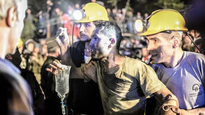 Una explosión habría causado el accidente. Foto: AFP