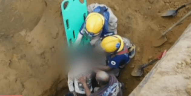 Según bomberos el obrero herido era menor de edad y no contaba con medidas de seguridad. Foto:NoticiasRCN.com