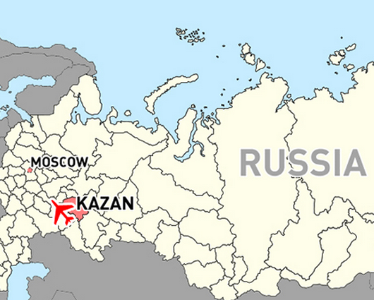 La aeronave tipo Boeing 737 viajaba entre Moscú y Kazán. Foto: Internet