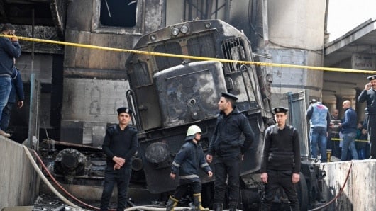 La zona del accidente. Foto: AFP