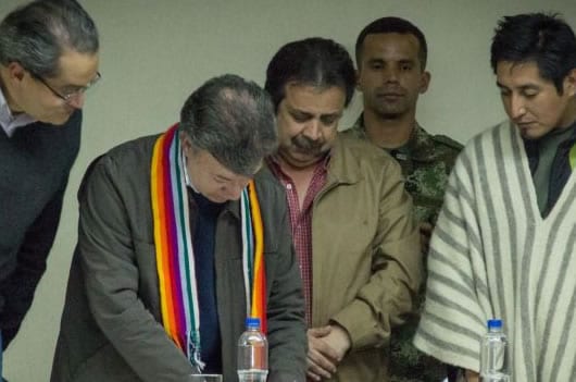 El presidente hizo presencia directa en Nariño, a diferencia de lo sucedido en Boyacá.