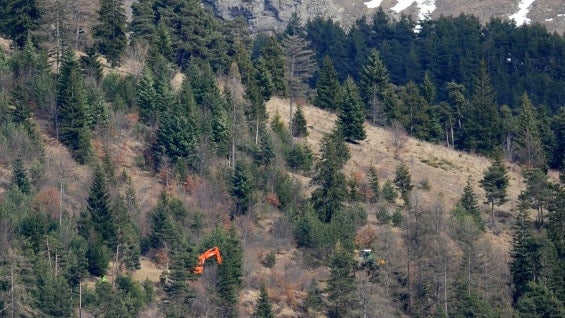 Las autoridades adelantan con prontitud la identificación de los restos hallados. Foto: AFP