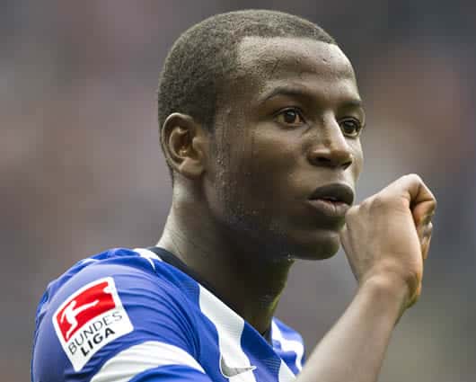 Adrián Ramos, jugador del Hertha de Berlín. AFP