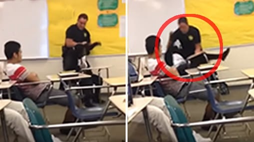 El uniformado, quien admitió que actúo erradamente, fue retirado del cargo. Foto: Noticias RCN.