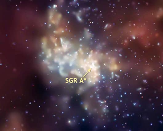 El agujero negro Sagitario A. Foto: Nasa