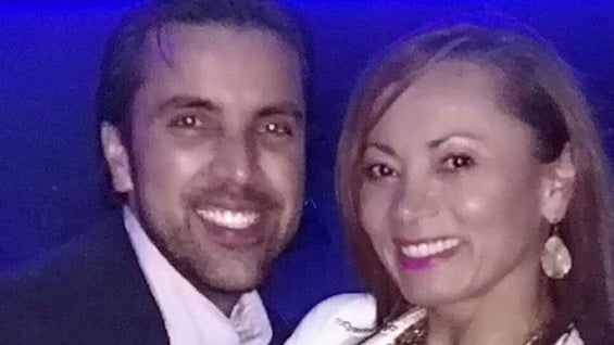 La actriz Aída Morales y su pareja. Foto: aidamoral27 (Instagram)