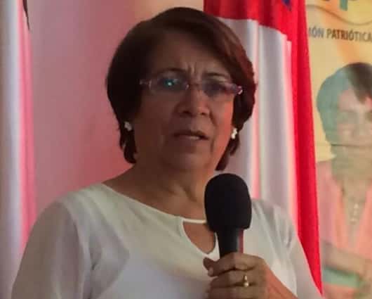 Aída Avella, líder de la Unión Patriótica y excandidata vicepresidencial de Clara López. Foto: @AidaAvellaE