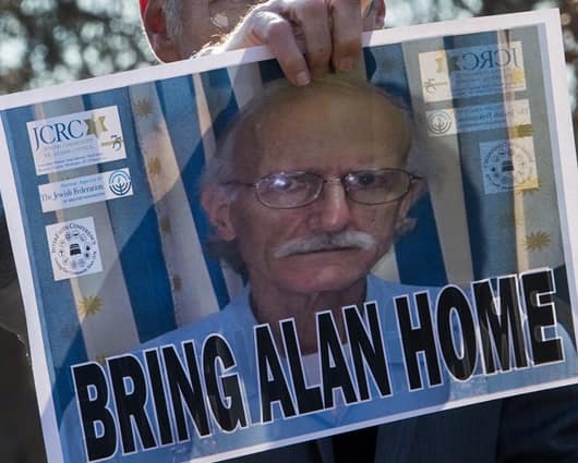 Alan Gross está encarcelado en Cuba desde 2009. Foto: AFP