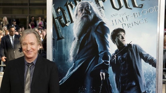 El actor interpretó al profesor Severus Snape en Harry Potter. Foto: AFP.