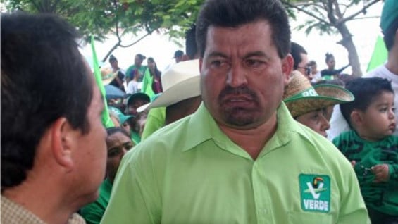 Rogelio Sánchez Galán, alcalde electo por el Partido Verde.