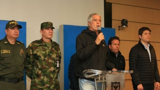 El Alcalde de Bogotá convocó a un consejo de seguridad extraordinario tras explosión en La Macarena. Foto: Oficial