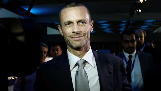 La presidencia de Aleksander Ceferin en la UEFA será hasta 2019. Foto EFE