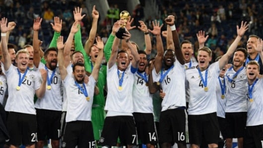 La selección alemana de fútbol. Foto: AFP/ FRANCK FIFE