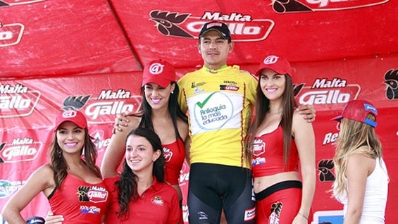 El ciclista colombiano Alex Cano. Foto: Orgullo Antioqueño.