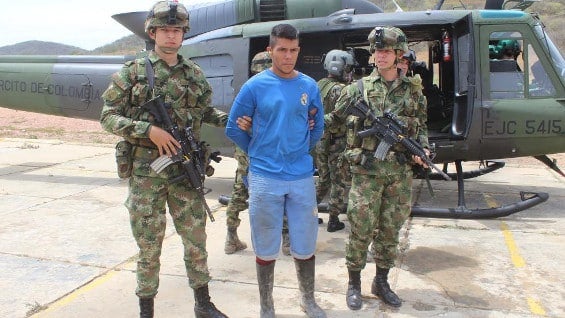 Alias niño llevaba cinco años en el ELN Foto: Ejército