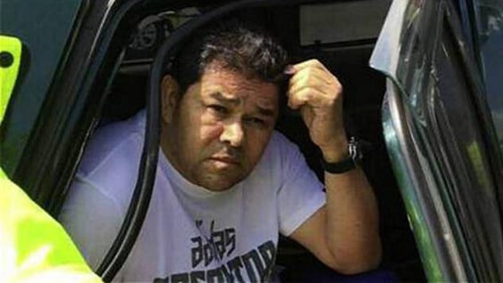 Alias 'El alcalde', uno de los 50 más buscados por la DEA. Foto: Policía Antinarcóticos.