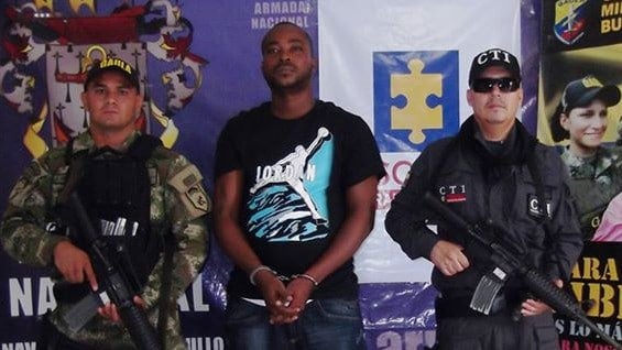 Alias El Tío. Foto: Armada Nacional