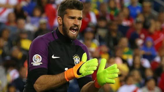 Alisson Ramsés Becker, arquero de la Selección de Brasil. Foto: Agencia AFP