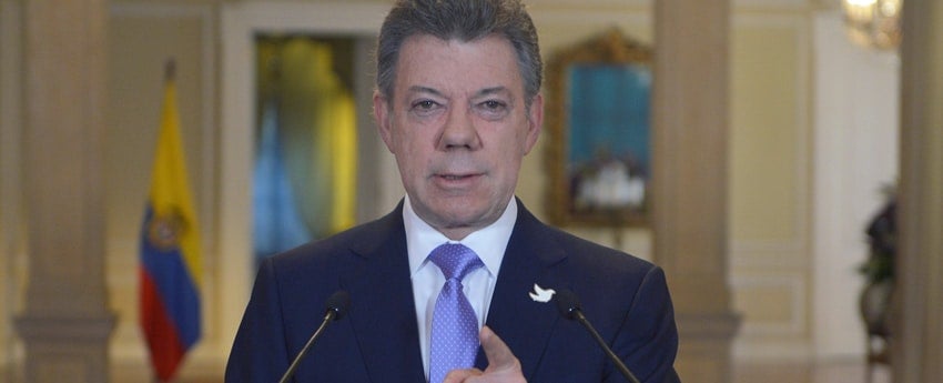 Presidente Juan Manuel Santos. Foto: Oficial.
