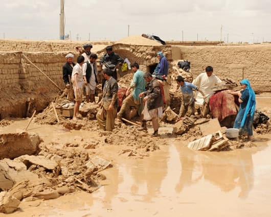 La ONU informó que al menos 350 personas murieron por el alud. Foto: archivo AFP
