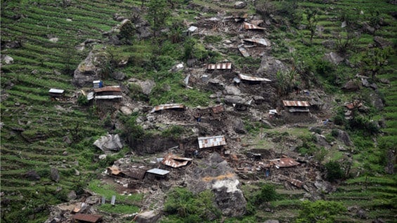Los últimos temblores detectados la pasada madrugada fueron de 4,4 y 4,9 grados. Foto: AFP