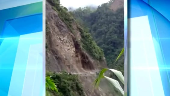 Foto: Deslizamiento de tierra en vía Pereira-Quibdó