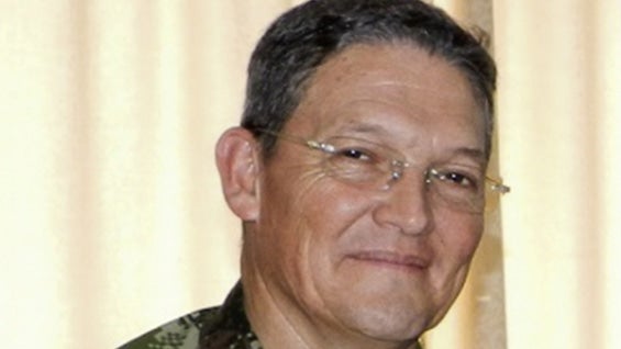 General Rubén Darío Alzate. Foto: AFP.