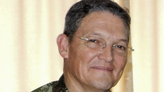 General Rubén Darío Alzate, secuestrado por las Farc. Foto: AFP.
