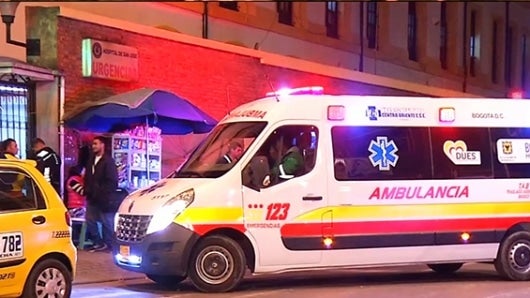 Ambulancia de Bogotá.