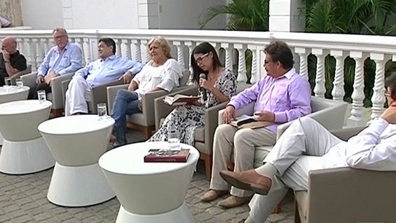 Escritores y amigos cercanos se reunieron en Cartagena para realizar un homenaje al nobel. Foto: Noticias RCN.