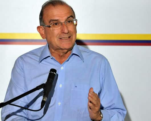 Humberto de la Calle, jefe negociador en Cuba. Foto: EFE