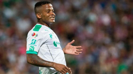 El jugador colombiano al servicio del Querétaro de México, Andrés Rentería. Foto Facebook/ Querétaro