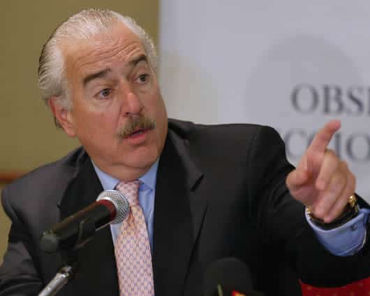 Andrés Pastrana, expresidente de Colombia. Foto: AFP.