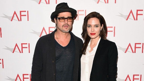 Brad Pitt y Angelina Jolie. Foto: AFP.
