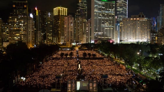 Parque Victoria de Hong Kong. Foto: AFP