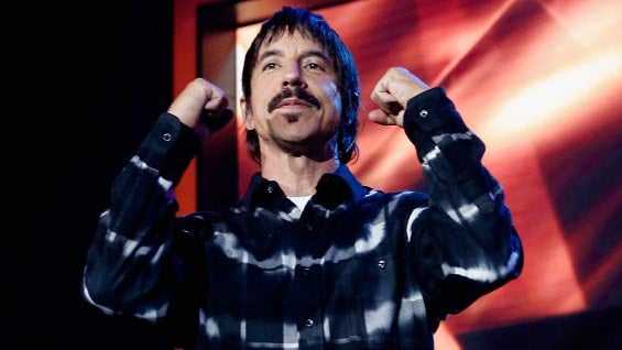 Anthony Kiedis, volcalista de Red Hot Chili Peppers. Foto: AFP.