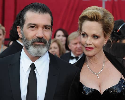 Banderas y Griffith contrajeron matrimonio en Londres el 14 de mayo de 1996. Foto: AFP.