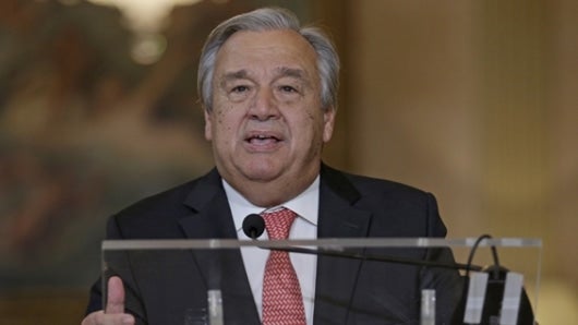 Antonio Guterres. Foto: AFP