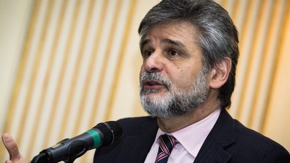 Daniel Filmus, secretario argentino de Asuntos Relativos a las Malvinas. Foto: AFP.