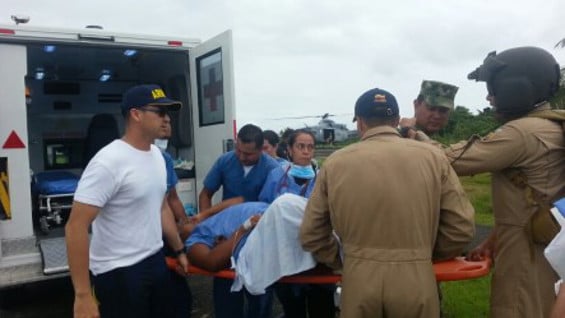 Los partos naturales son atendidos por socorristas de combate.Foto:Armada Nacional