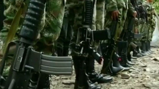 El organismo internacional, a cargo de supervisar la dejación de armas, afirmó que las Farc le entregaron información de 779 'caletas'. Foto: AFP