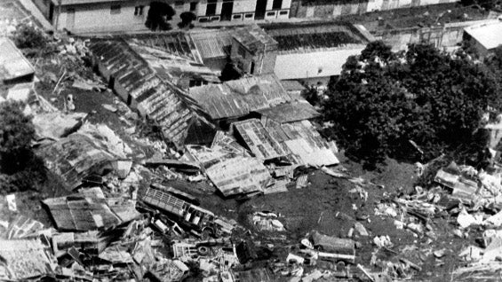 La tragedia de armero dejó al menos 25.000 muertos. Foto: AFP