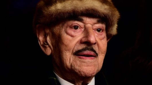 Artur Brauner, el sobreviviente y cineasta del Holocausto, creador de 300 películas. Fotos: Agencia AFP - NoticiasRCN.com