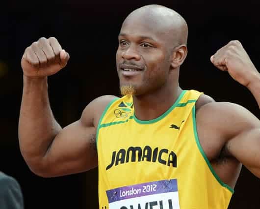 Asafa Powell, atleta jamaiquino. Foto: AFP