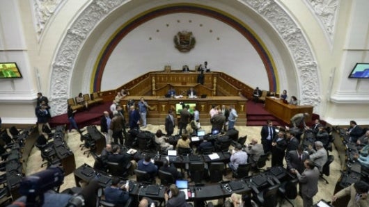 Asamblea Nacional de Venezuela. Foto: AFP