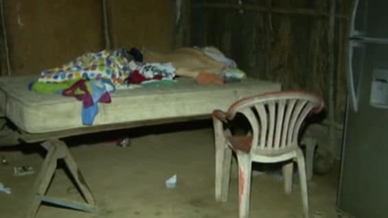 El lugar del crimen.